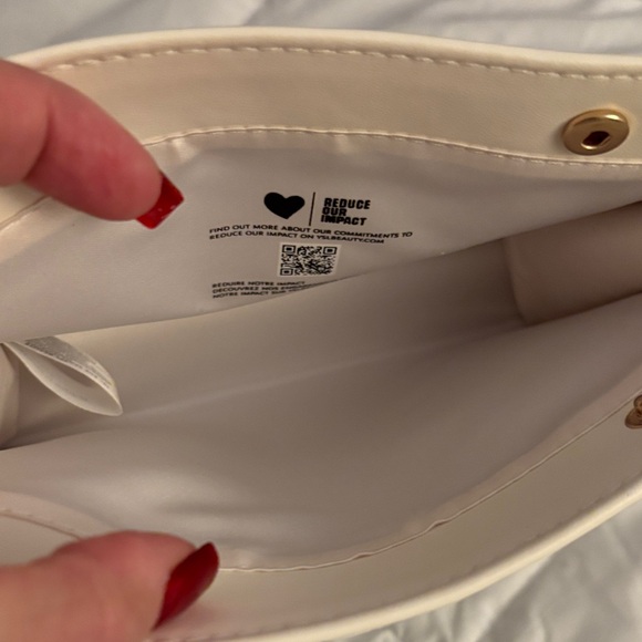 Yves Saint Laurent Cream Cosmetic Bag - Picture 3 of 3